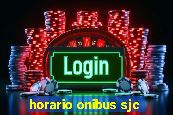 horario onibus sjc